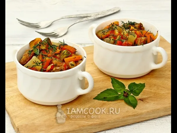 Фото блюда: Овощное рагу с говядиной