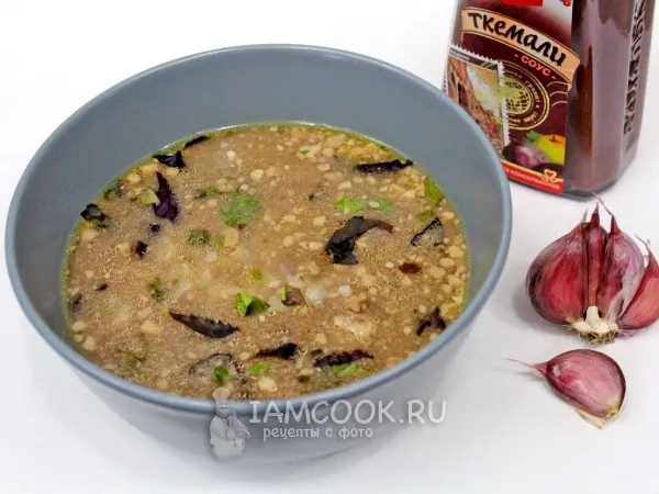 Фото блюда: Суп «Харчо» из говядины в мультиварке