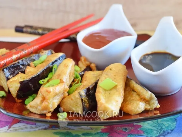 Фото блюда: Баклажаны в кляре по-китайски