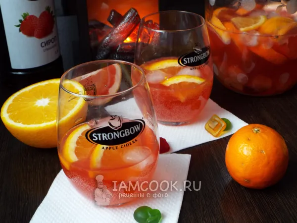 Фото блюда: Пунш с мармеладом (алкогольный, с водкой)