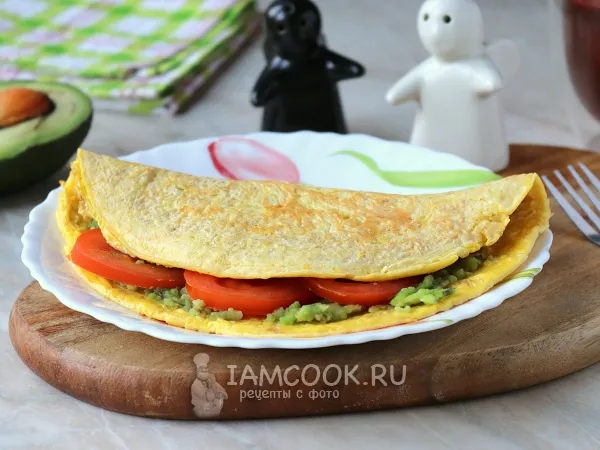 Фото блюда: Овсяноблин с авокадо