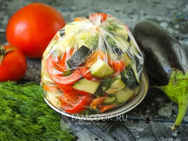 Фото блюда: Заморозка для баклажанной икры на зиму