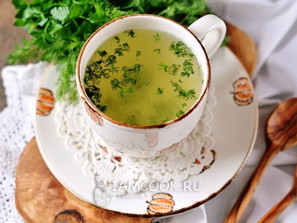 Фото блюда: Куриный бульон из грудки