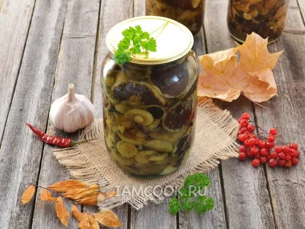Фото блюда: Моховики маринованные