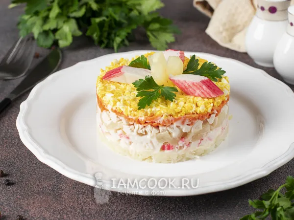 Фото блюда: Салат «Неженка»