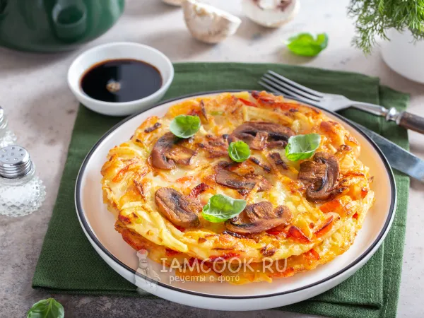 Фото блюда: Овощной блин Ячеджон (Yachaejeon)