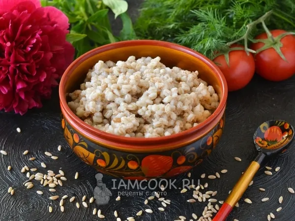 Фото блюда: Каша из полбы на воде