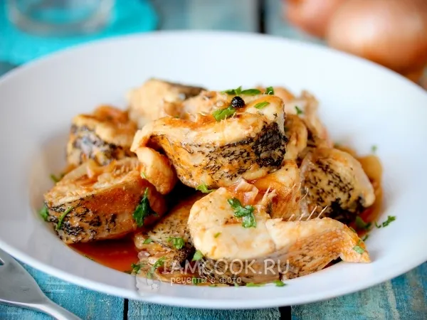 Фото блюда: Щука тушеная в мультиварке