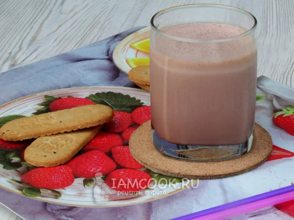 Фото блюда: Молочный коктейль с шоколадным мороженым