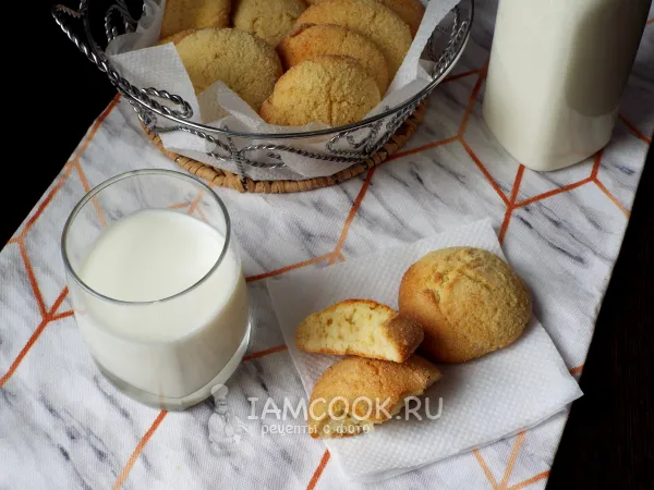 Фото блюда: Печенье из манной крупы (с молоком и яйцами)