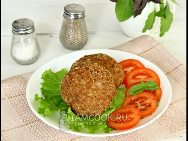 Фото блюда: Котлеты свиные в духовке