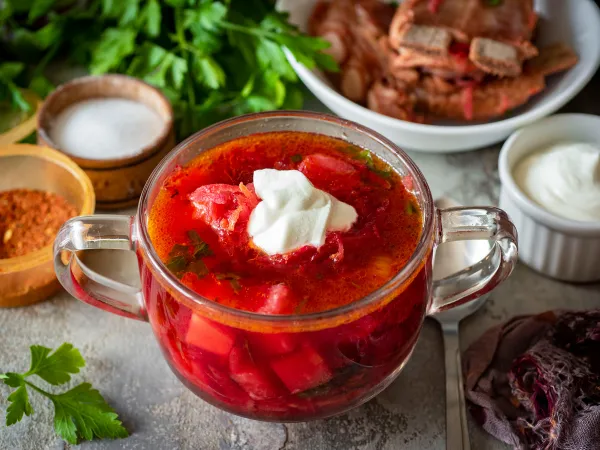 Фото блюда: Борщ с кольраби