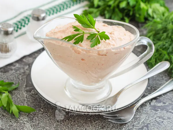 Фото блюда: Соус для пиццы из творожного сыра