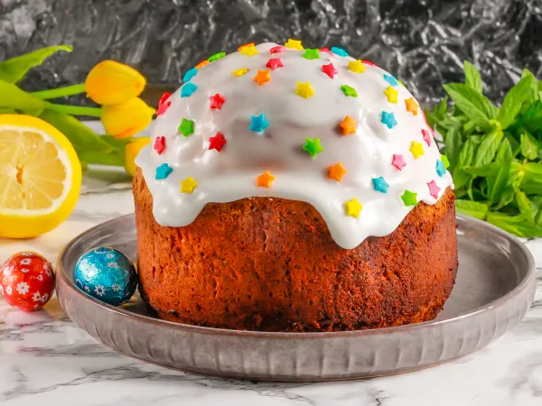 Фото блюда: Глазурь для кулича из сахарной пудры