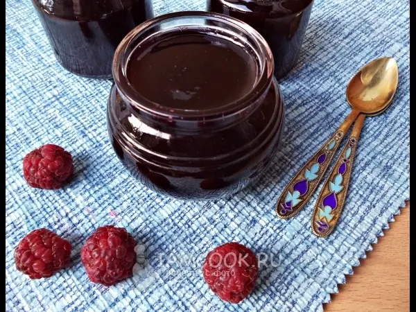 Фото блюда: Желе из малины