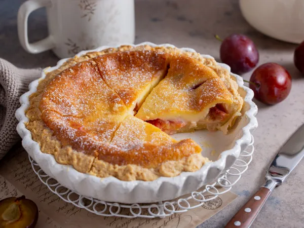 Фото блюда: Цветаевский пирог со сливами