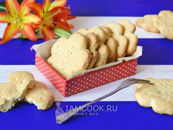 Фото блюда: Печенье песочное с творогом на скорую руку