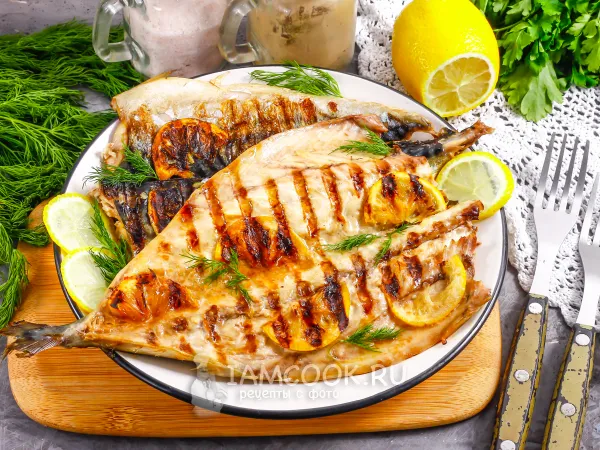 Фото блюда: Скумбрия на электрогриле