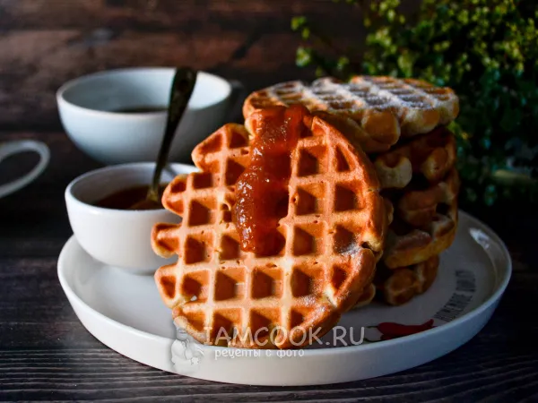 Фото блюда: Вафли на закваске