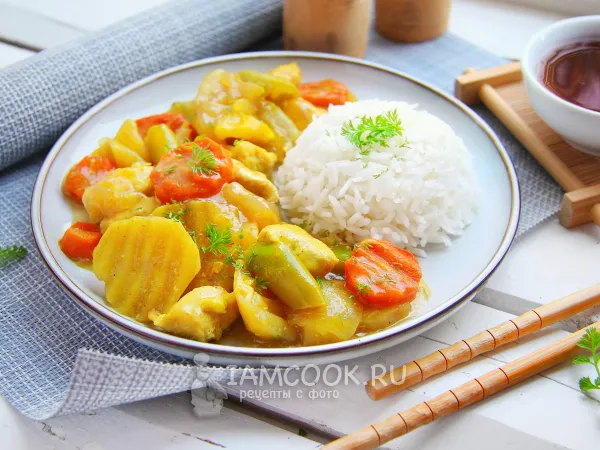 Фото блюда: Карри по-корейски