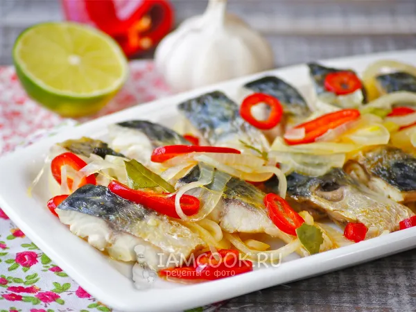 Фото блюда: Эскабече из рыбы (из скумбрии)