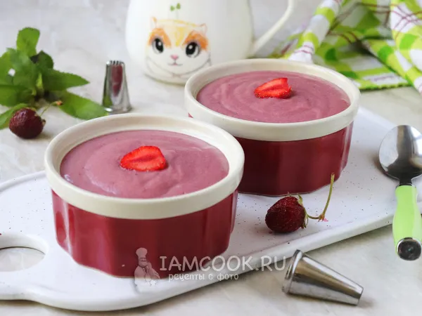 Фото блюда: Клубничный заварной крем