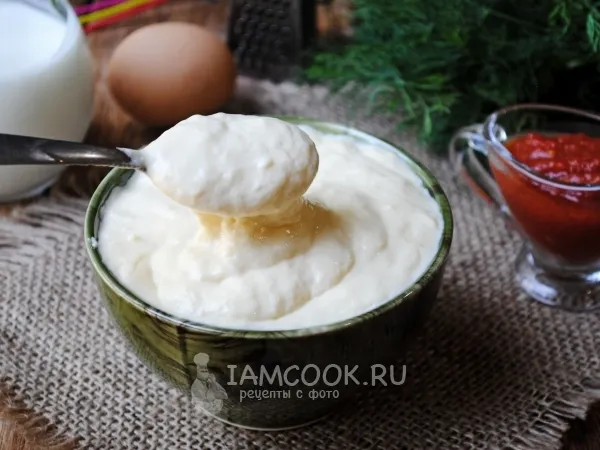 Фото блюда: Жидкое тесто для пиццы быстрого приготовления