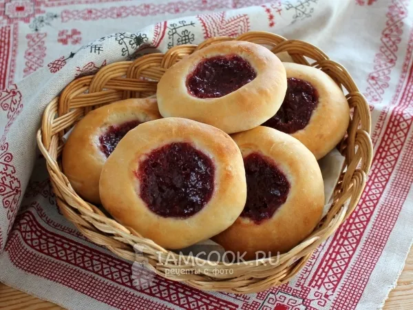 Фото блюда: Ватрушки с вареньем