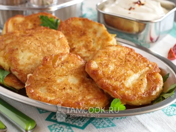 Фото блюда: Капустные оладьи на кефире