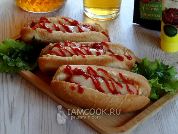 Фото блюда: Хот-дог в микроволновке