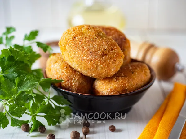 Фото блюда: Котлеты из морковного жмыха