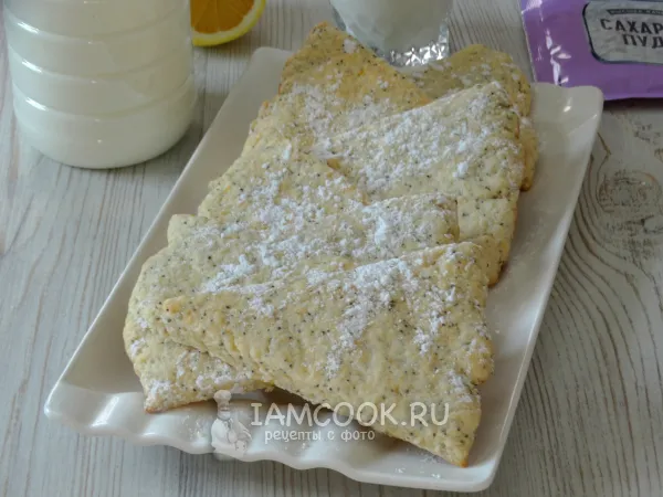 Фото блюда: Лимонное печенье с маком