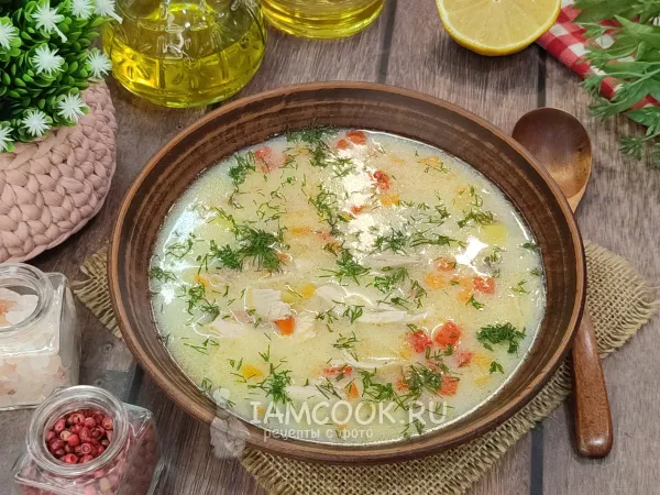Фото блюда: Пилешка супа (болгарский куриный суп)