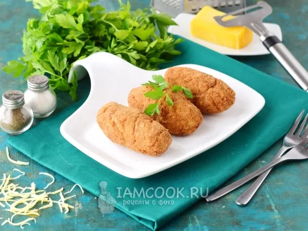 Фото блюда: Котлеты с сыром внутри