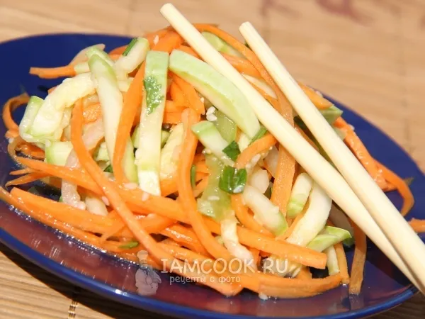 Фото блюда: Закуска из овощей по-корейски