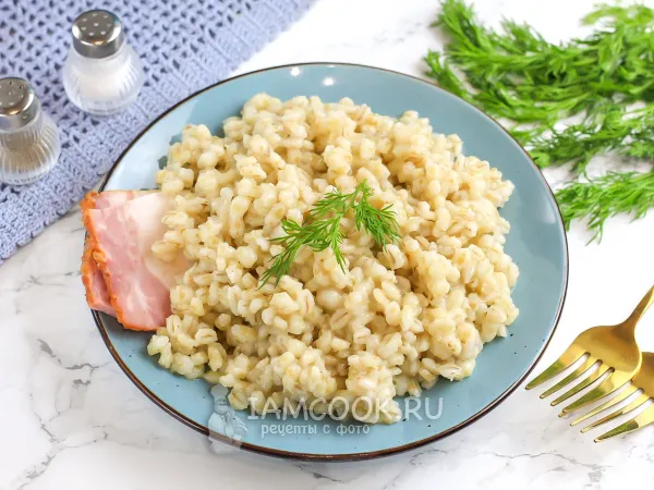 Фото блюда: Перловка на курином бульоне