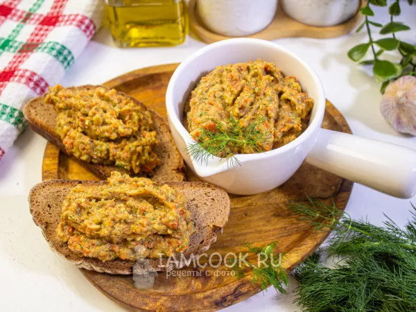Фото блюда: Паштет из кабачков с плавленым сыром