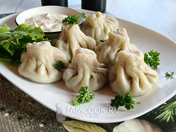 Фото блюда: Хинкали с грибами
