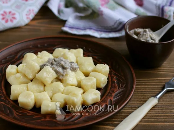 Фото блюда: Картофельно-творожные клецки