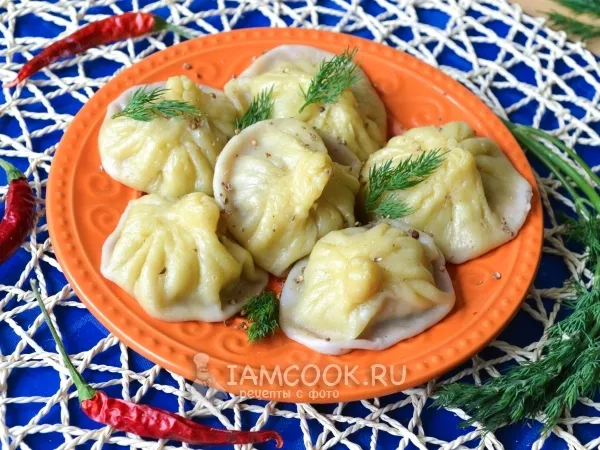Фото блюда: Хинкали в мультиварке на пару