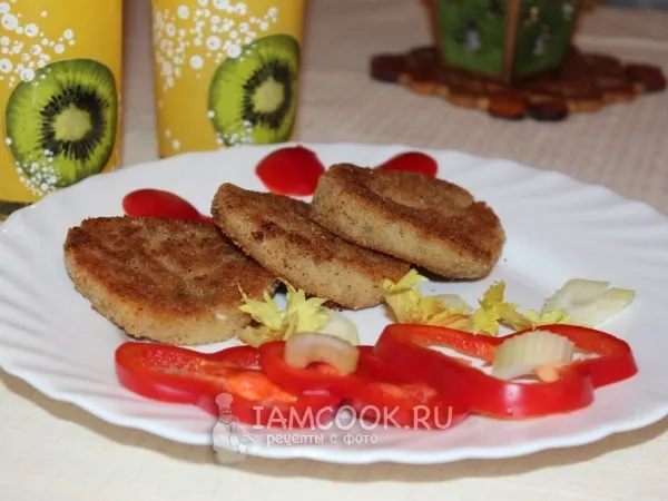 Фото блюда: Постные капустные котлеты с манкой