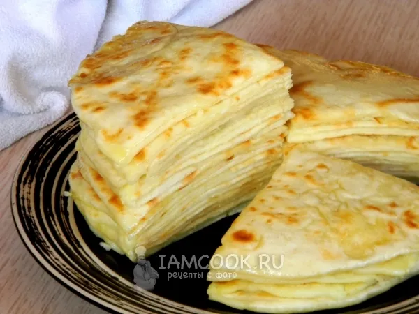 Фото блюда: Хычины с сыром и картофелем