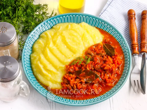 Фото блюда: Подлив из говядины к пюре