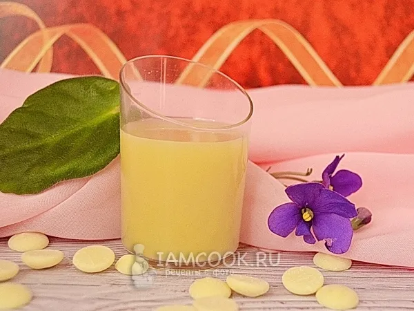 Фото блюда: Ганаш для конфет из белого шоколада