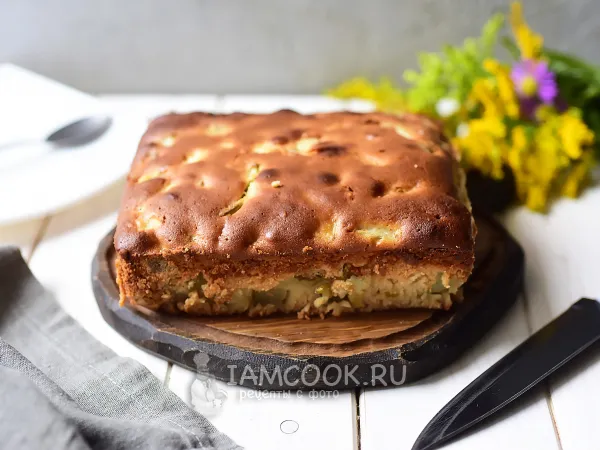 Фото блюда: Пирог с грушей и медом