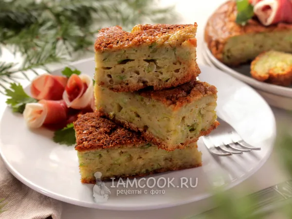 Фото блюда: Шарлотка с капустой на майонезе