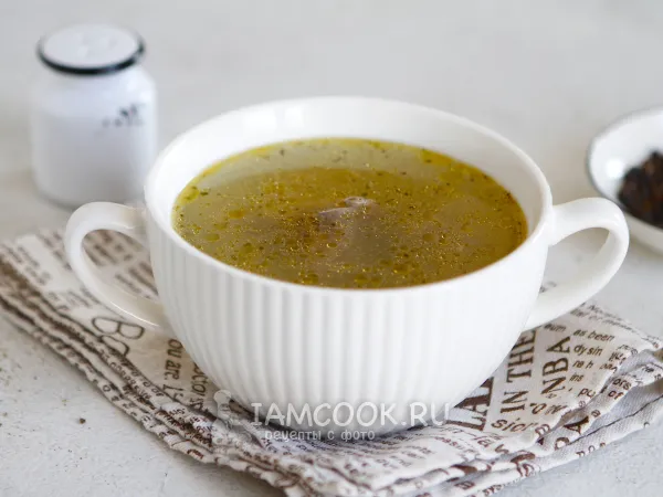 Фото блюда: Бульон из говяжьих хвостов