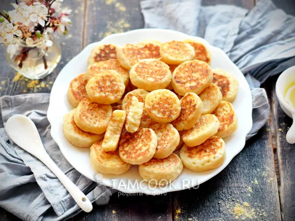 Фото блюда: Творожное печенье на сковороде