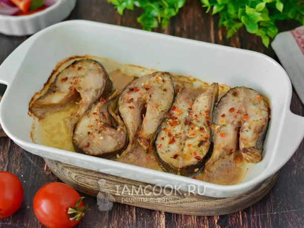 Фото блюда: Терпуг кусочками в духовке