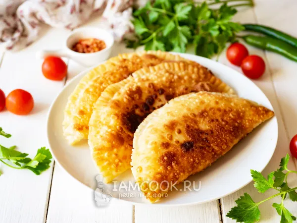 Фото блюда: Чебуреки с сыром и творогом